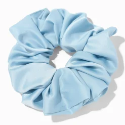Gros chouchou bleu clair