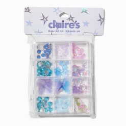 Kit de body art assortiment bleu et violet