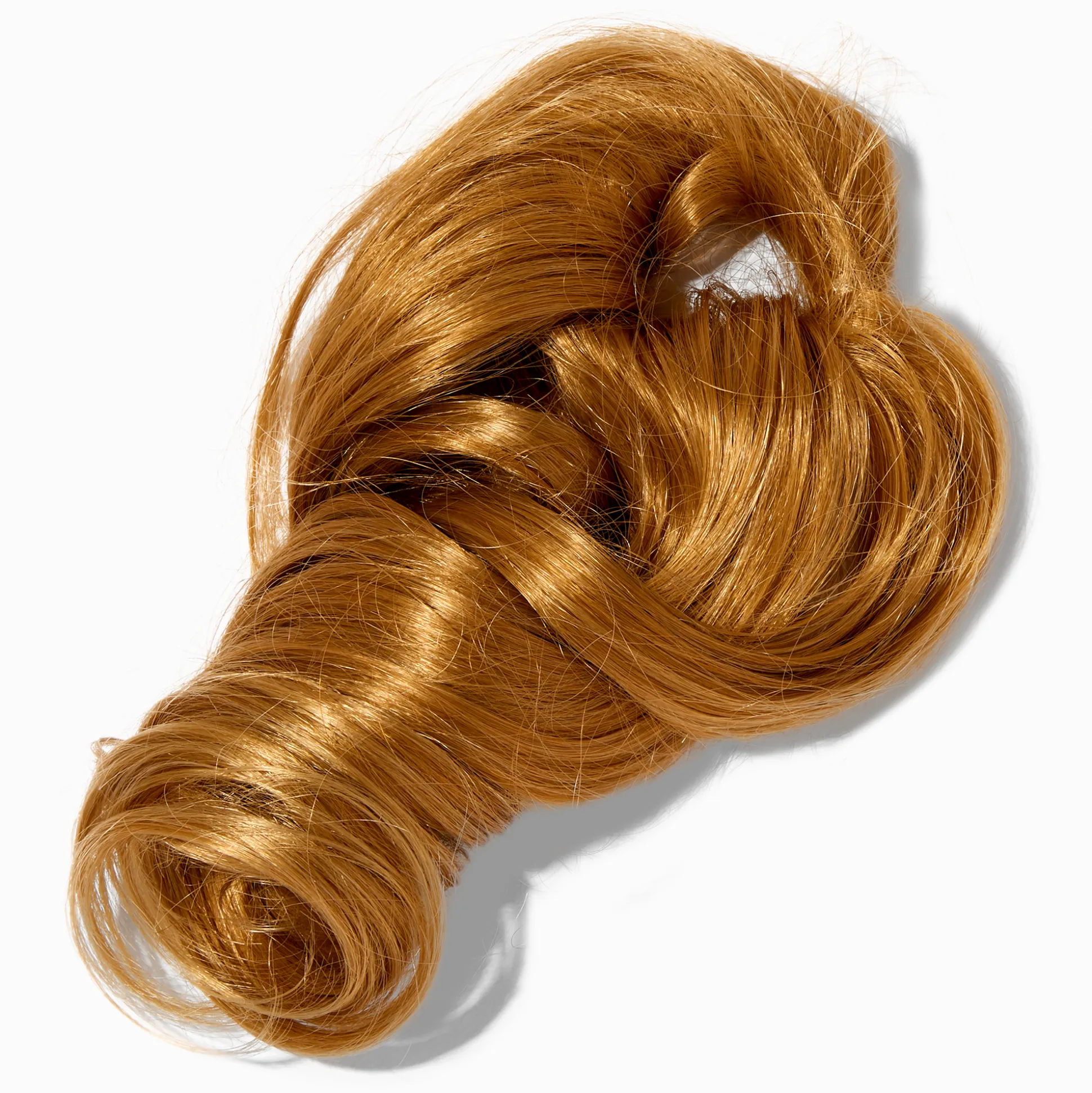 Élastique avec cheveux synthétiques bouclés extra large - Blond caramel
