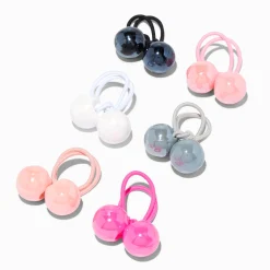Élastiques à cheveux perlés avec billes décalées Claire's Club - Lot de 4