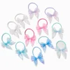 Élastiques à nœuds iridescents Claire's Club - Lot de 12
