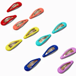 Lot de 12 barrettes clic clac arc-en-ciel Claire’s Club