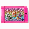 Lot de gloss à ouverture mécanique rose bling-bling petits animaux boissons