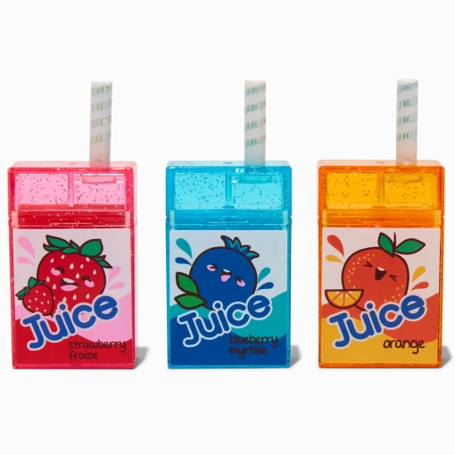 Lot de gloss briques de jus de fruit - Lot de 3