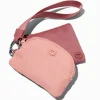 Lot de porte-monnaie en nylon mauve - Lot de 2