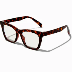Lunettes à verres transparents œil de chat écaille de tortue Claire's Club