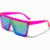 Lunettes de soleil écran rose vif