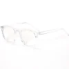 Lunettes rondes transparentes réduisant la lumière bleue - Transparent