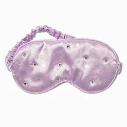 Masque de sommeil satiné bling-bling étoile lavande