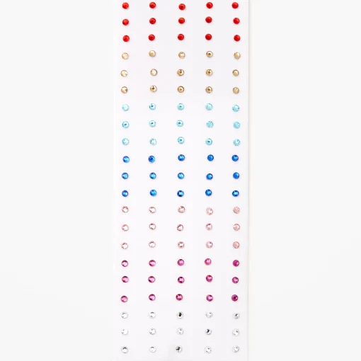 Mini bijoux de peau arc-en-ciel - Lot de 100