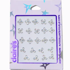 Mini Iridescent Flowers Body Gems