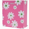 Palette compacte de maquillage mini livre marguerite rose