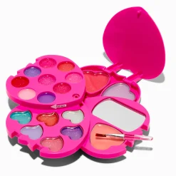 Palette compacte de maquillage cœur bling-bling étoile arc-en-ciel Claire's Club