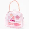 Palette compacte de maquillage sac à main perles d'imitation Claire's Club