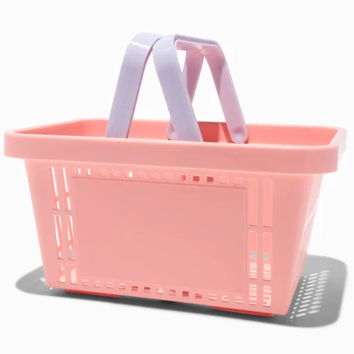 Panier de shopping rose