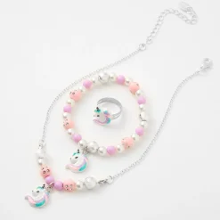 Parure de bijoux licorne lilas Claire's Club - Lot de 3