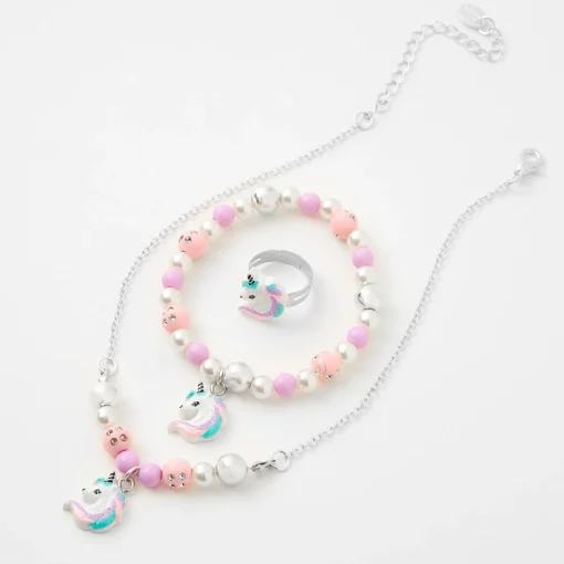 Parure de bijoux licorne lilas Claire's Club - Lot de 3