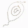 Parure de bijoux princesse couleur dorée rose - Lot de 3