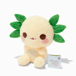 Peluche Leia l'axolotl à feuilles 25,5 cm en exclusivité chez Claire’s #Plush Goals by Cuddle Barn®