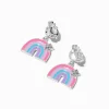 Pendantes à clip 2,5 cm arc-en-ciel étoile