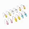 Pendantes 1,5 cm animal pompon - Lot de 6