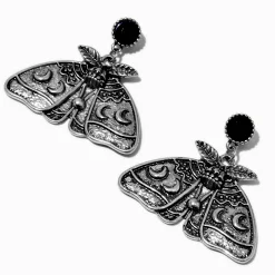 Pendantes 2,5 cm papillon de nuit céleste