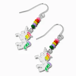 Pendantes 2,5 cm perlées licorne