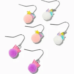 Pendantes 1,5 cm princesse à pompons - Lot de 3