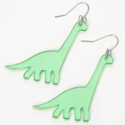 Pendantes dinosaures brachiosaures vertes
