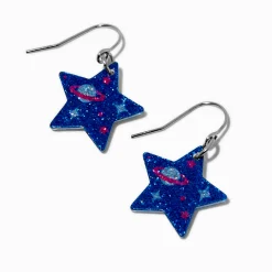 Pendantes star galaxie à paillettes