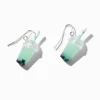 Pendantes thé aux perles 1,5 cm vert menthe