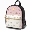 Petit sac à dos ailes « Love » rose color block coquet