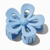 Pince à cheveux fleur ajourée bleu clair