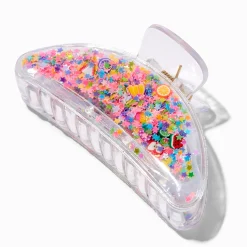 Pince à cheveux shaker confetti