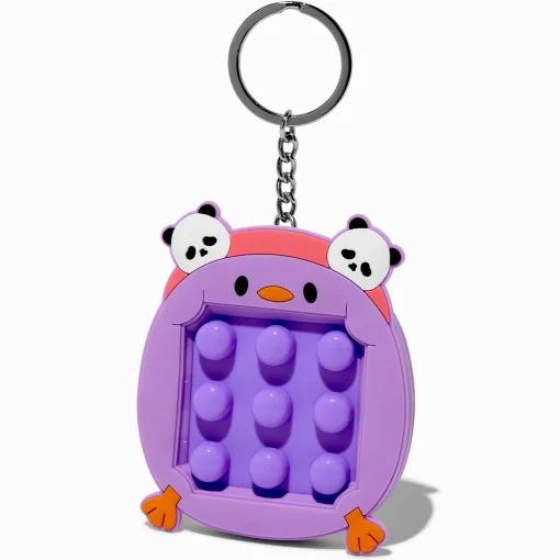 Pink Pop Maze Panda & Chick Fidget Toy Keyring