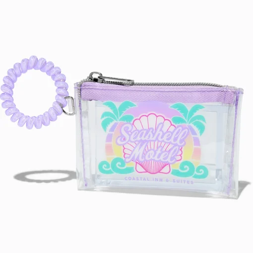 Pochette poignet porte-monnaie « Seashell Motel »