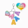 Porte-clés à breloques multiples arc-en-ciel Bisounours™