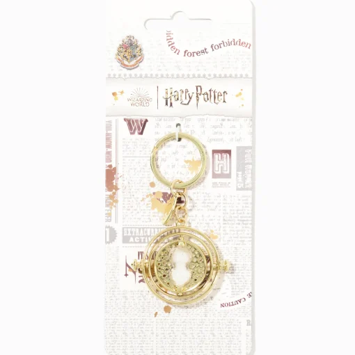 Porte-clés retourneur de temps Harry Potter™ - Couleur dorée