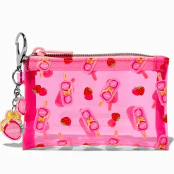 Porte-monnaie sucette rose