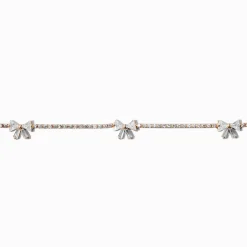 Ras-de-cou couleur dorée en zircon cubique nœud en strass