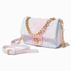 Sac bandoulière double sangle dégradé pastel matelassé