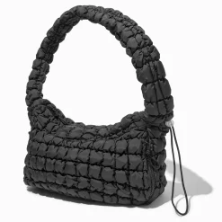 Sac bandoulière matelassé noir