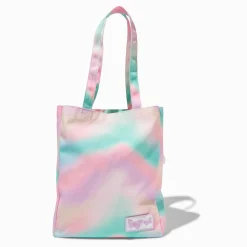 Sac cabas toile tie dye à pastel