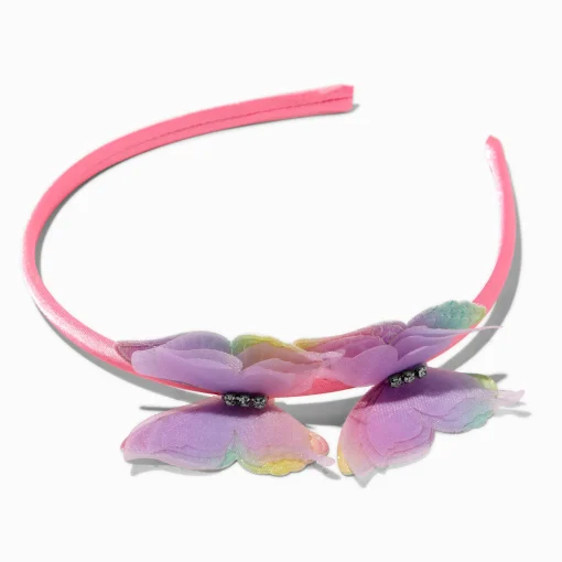 Serre-tête papillon pastel Claire's Club