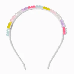 Serre-tête tons pastel iridescents oursons en gélatine Gummy Bear®