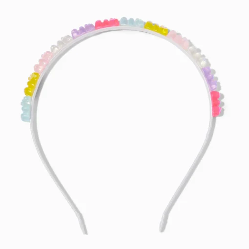 Serre-tête tons pastel iridescents oursons en gélatine Gummy Bear®