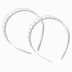 Serre-têtes à festons transparents - Lot de 2