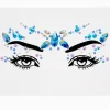Strass pour le front bijoux roses et bleus iridescents