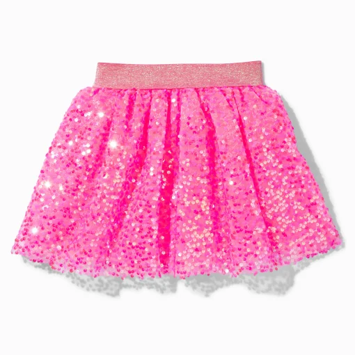Tutu à sequins rose vif Claire's Club
